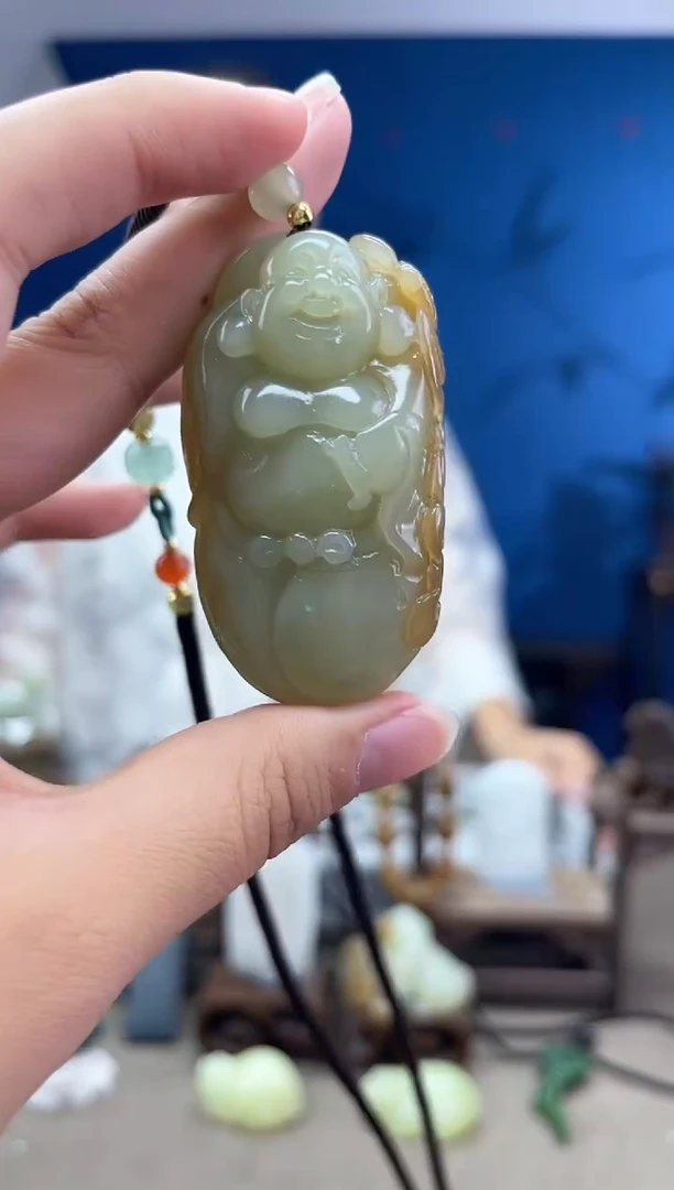 和田玉未镶嵌颈饰1