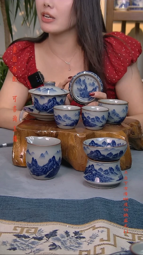 简装家用款7件套 老陶泥开片纹陶瓷茶具