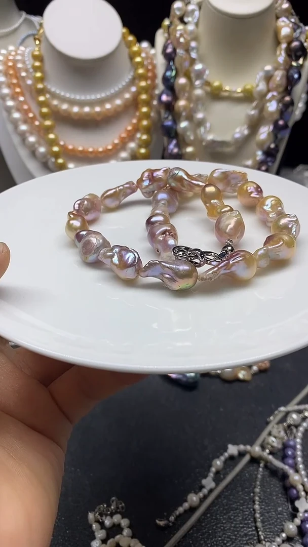 颈饰未镶嵌淡水珍珠多人