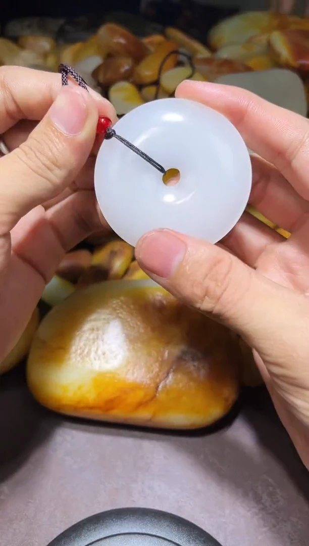 石英岩玉未镶嵌颈饰YL-WW-5.31-43多样性发货