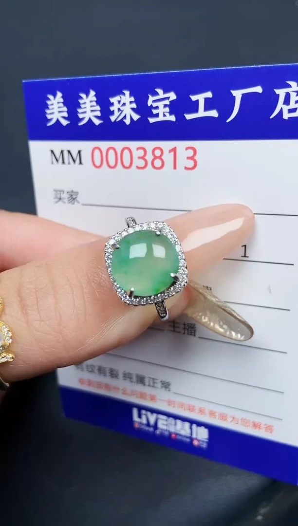 【闪购商品】翡翠颈饰银S925镶嵌3813