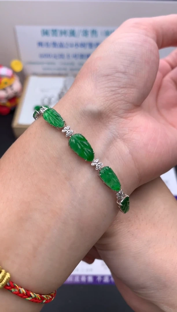 【闪购商品】定制翡翠18K金镶嵌模式推广期24小时鉴赏期