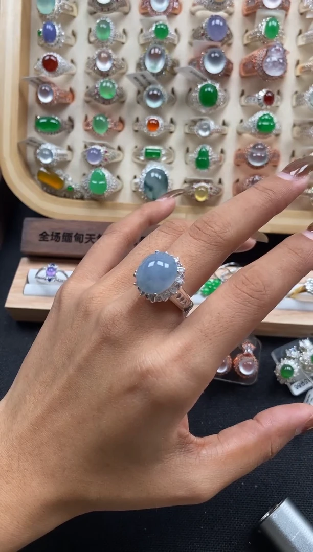 未镶嵌戒指翡翠缅甸天然a货翡翠