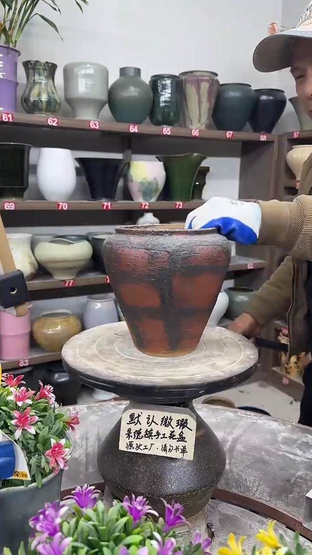 12-17-高19口15瑕-花盆