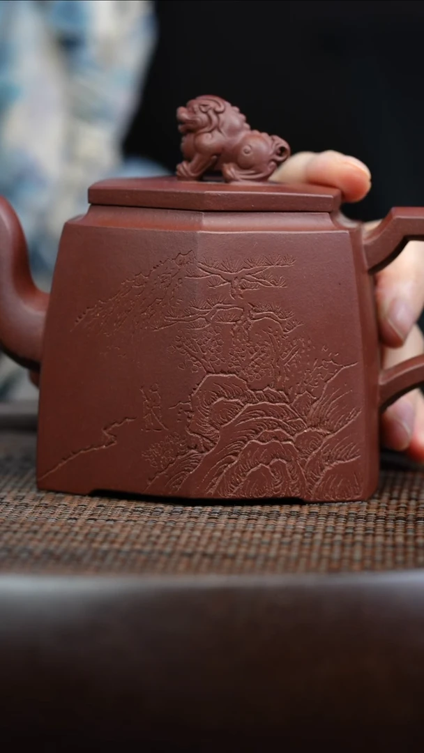 茶壶紫砂紫砂方器-CK