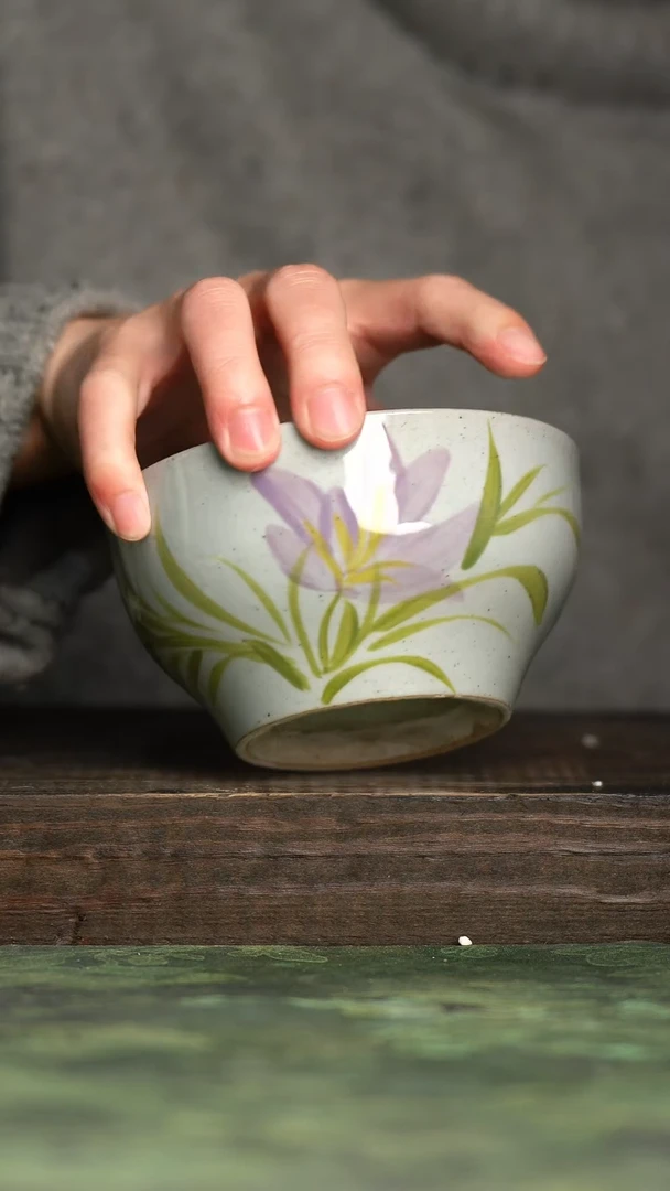 【闪购商品】杯青诗手工手绘瓷器