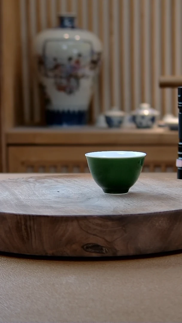 【闪购商品】文俊窑翠欲小安定杯