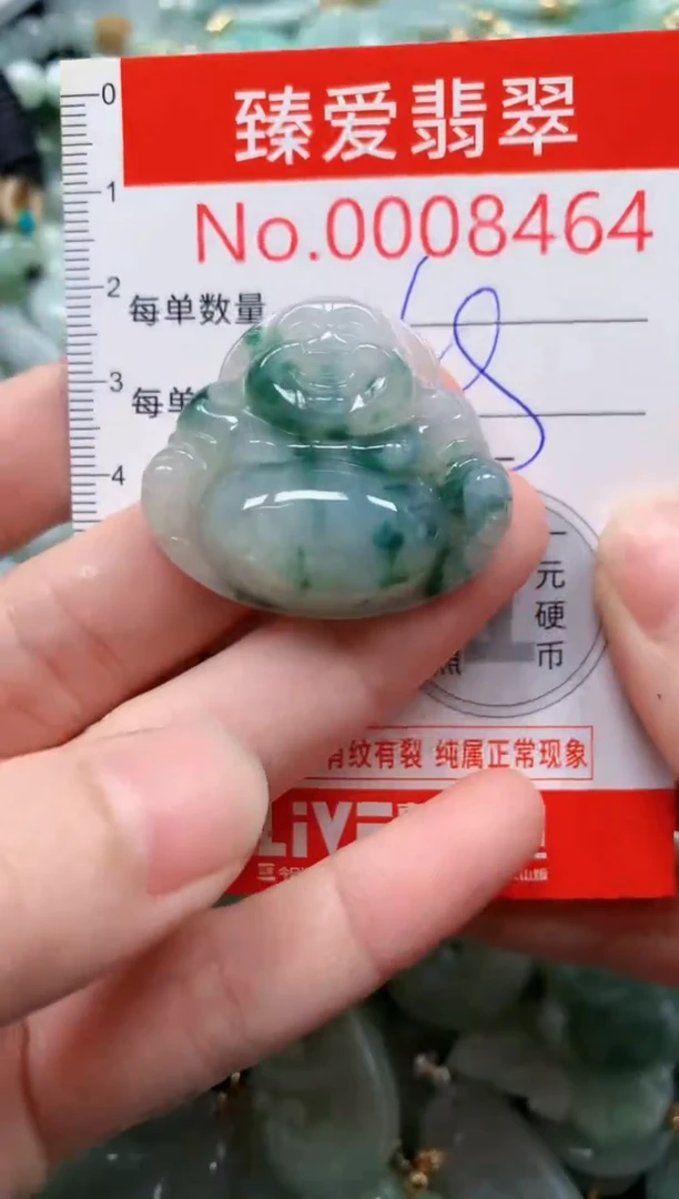 翡翠未镶嵌吊坠(不含链)8464