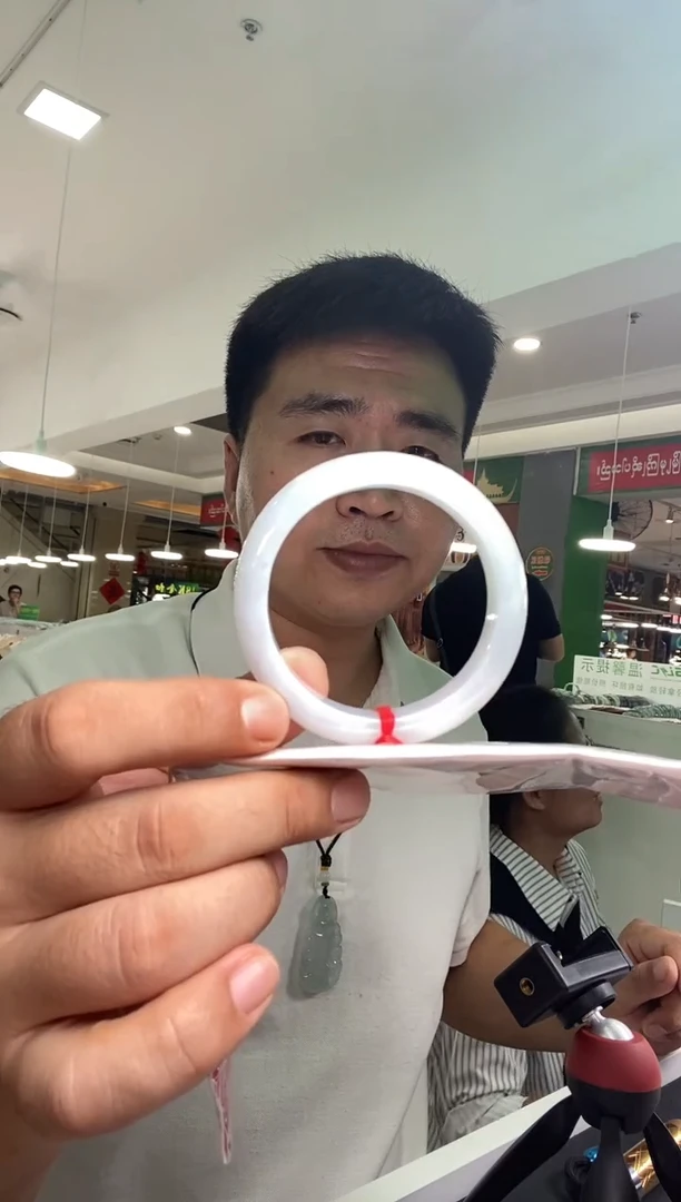 未镶嵌手镯翡翠2号晴底正圈