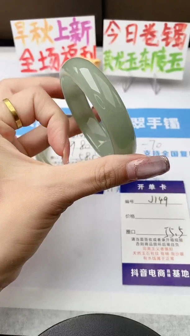 未镶嵌手镯石英质玉j149-DB多样性发货55+