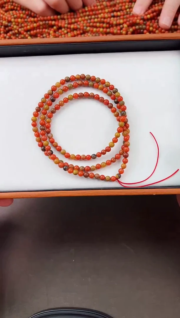 【闪购商品】南红玛瑙长串未镶嵌云南昭通巧家包浆 卡5+