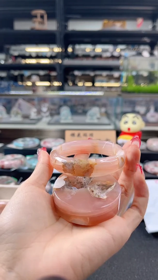 未镶嵌手镯石英质玉57圈口（赠品镯心）6885012