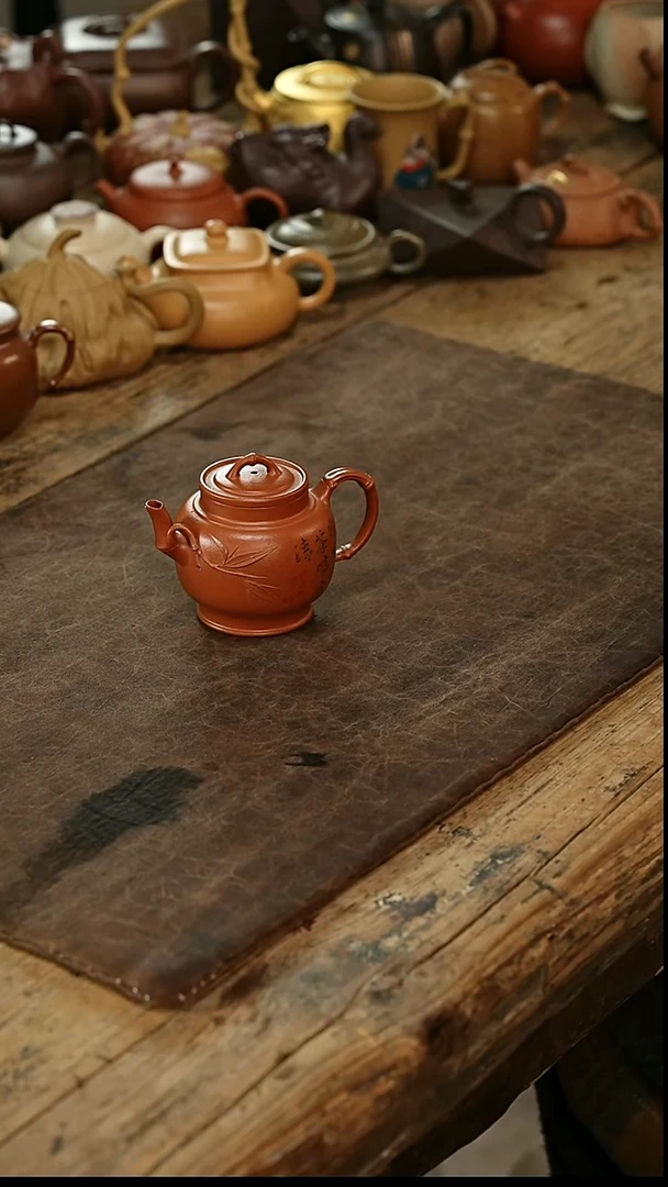 茶壶紫砂竹韵壶紫砂壶