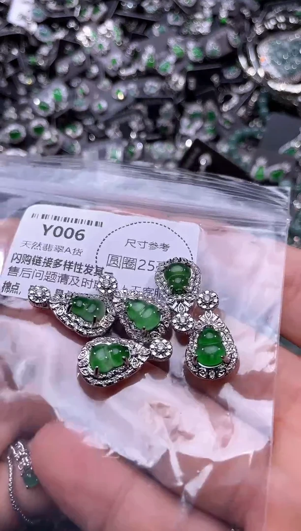 翡翠未镶嵌颈饰Y006多样性发其一