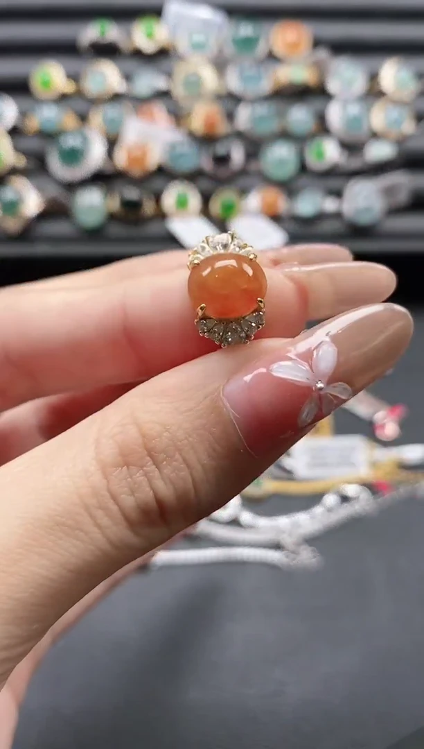 【闪购商品】翡翠戒指银S925镶嵌1111
