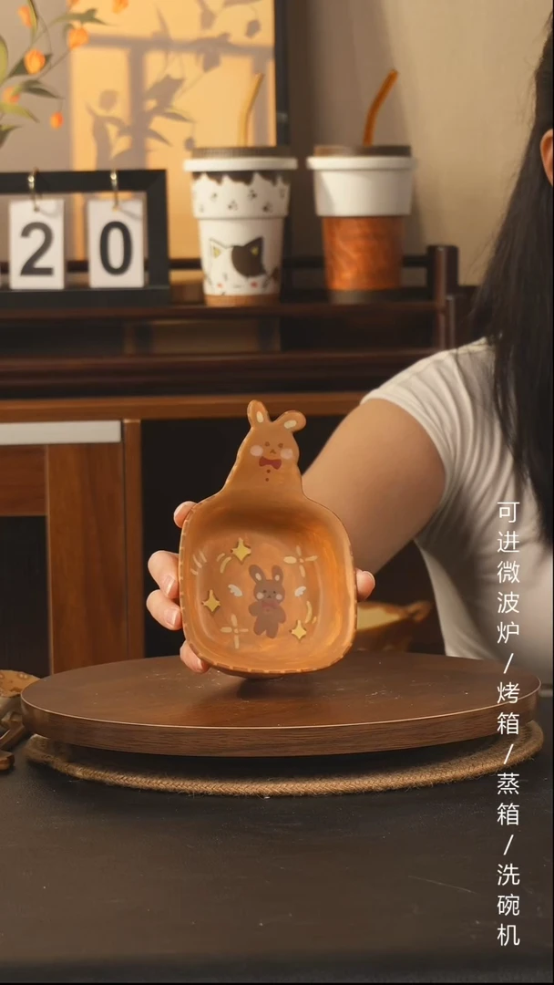 杯子景德镇高温釉下彩纯手绘创意瓷