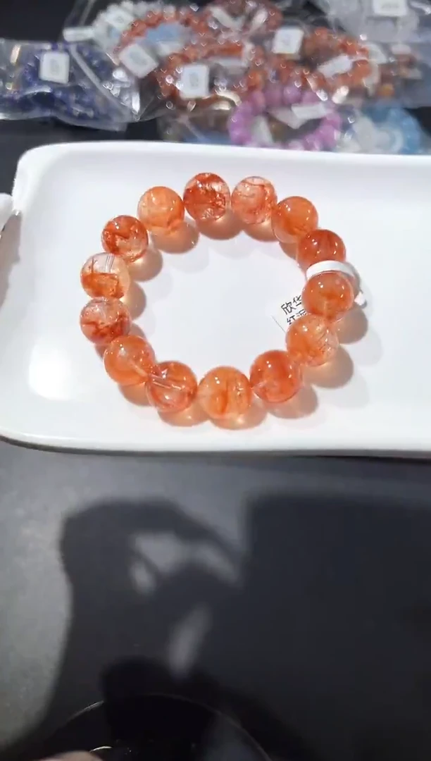 未镶嵌手链水晶60q多样性发其一【1条】默认微瑕14mm