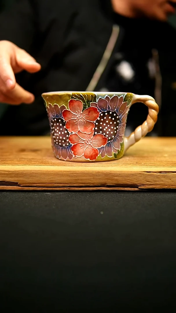 @@陶园瓷舍@@纯手工手绘@高温釉下彩