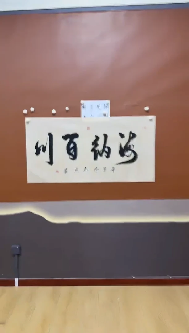 书法海纳百川作品