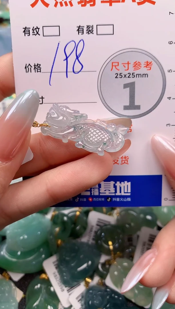 翡翠18K金镶嵌颈饰0482103836