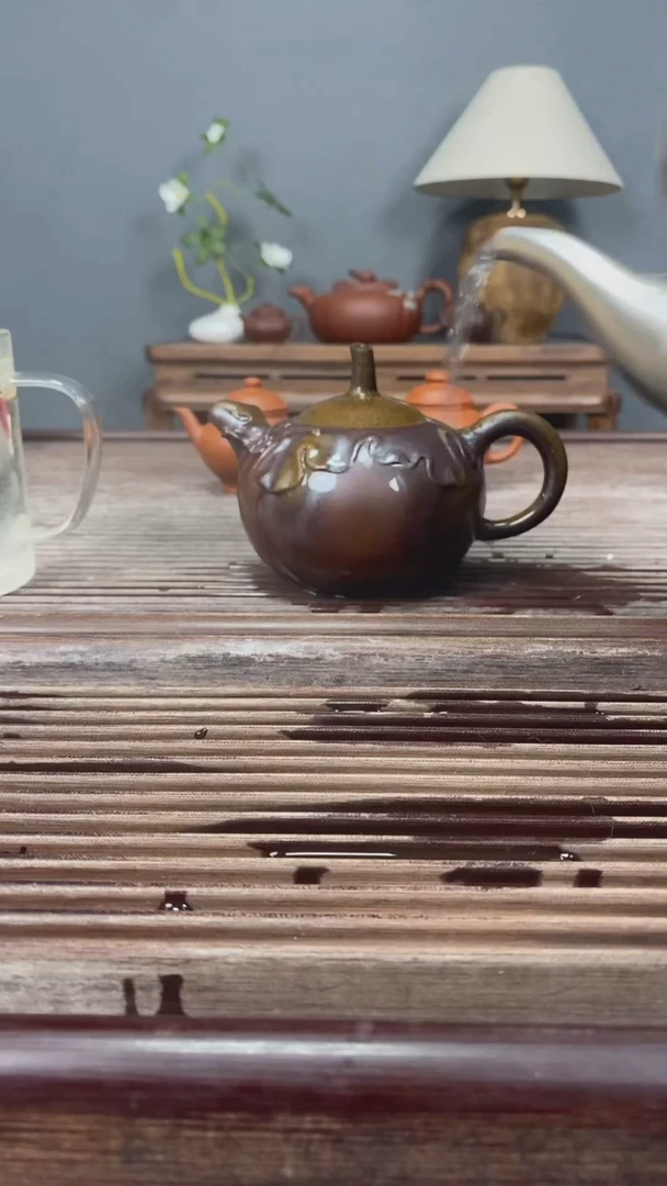 茶壶紫砂柴烧380