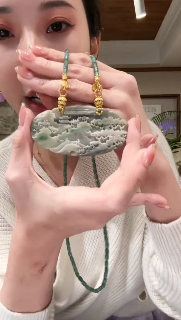 【闪购商品】翡翠颈饰未镶嵌国风