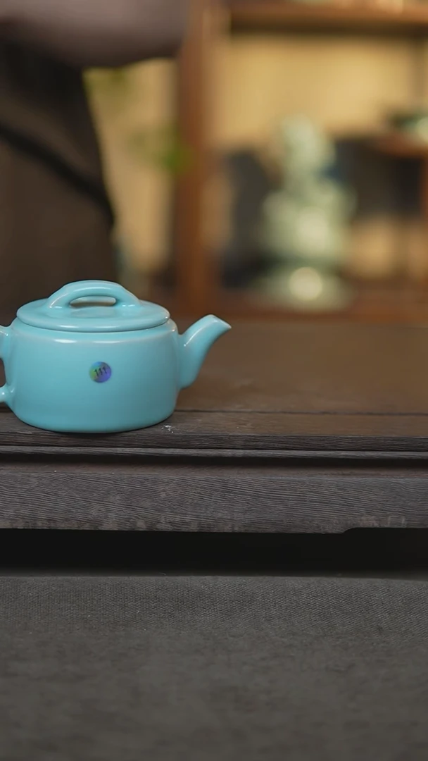 杯仿古宋臻汗瓦壶瑕