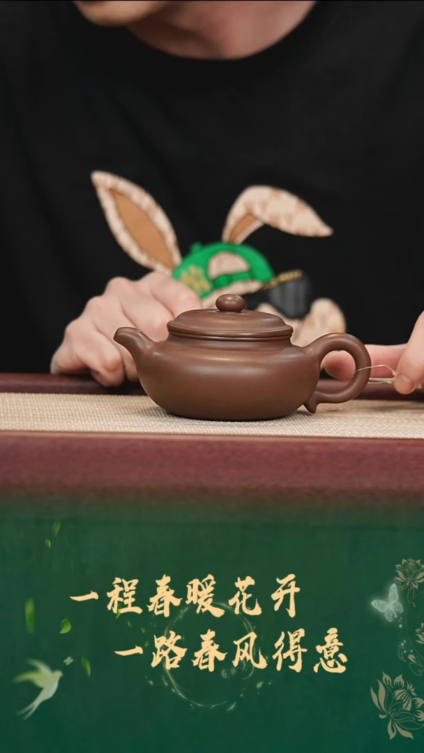 宜兴紫砂 仿古 紫泥 251cc