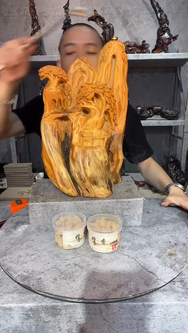 柏木（崖柏）太行崖柏精工雕刻摆件