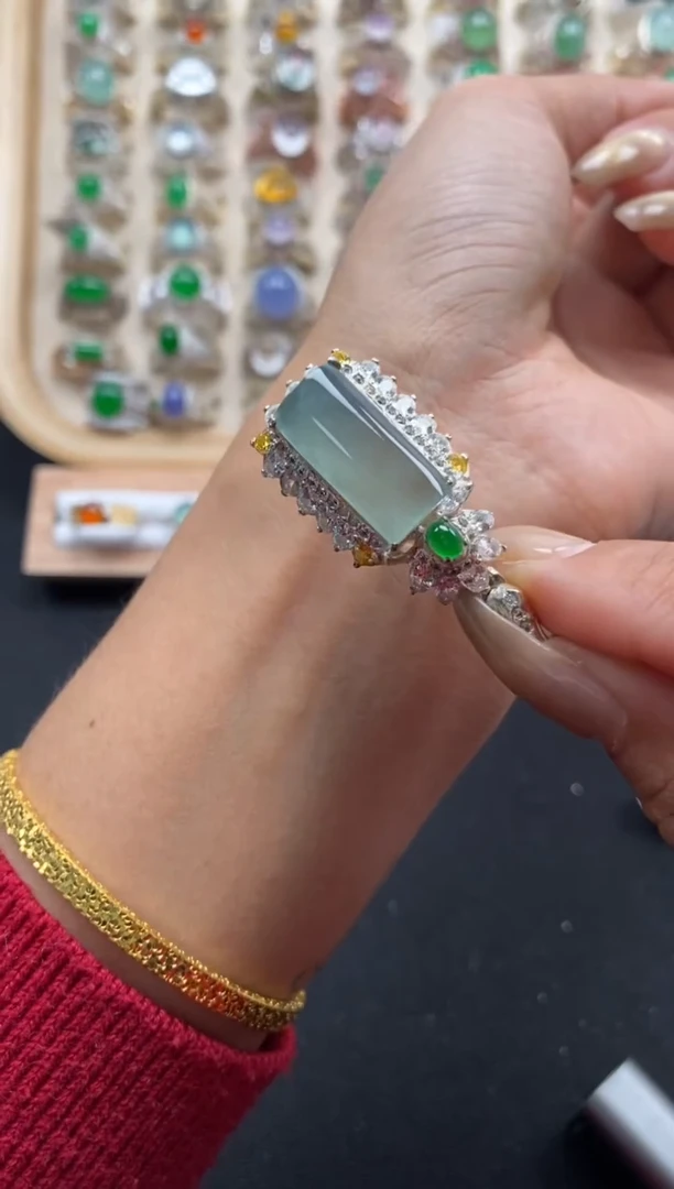 未镶嵌戒指翡翠缅甸天然a货翡翠