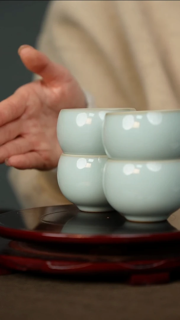 全品 天青 禅定杯