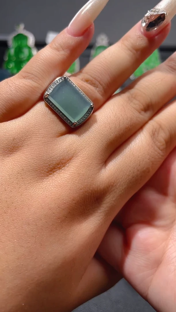 【闪购商品】翡翠戒指未镶嵌天然A货翡翠