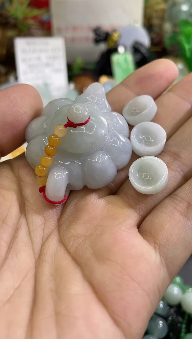 翡翠摆件未镶嵌天然翡翠 回流货品不退不换