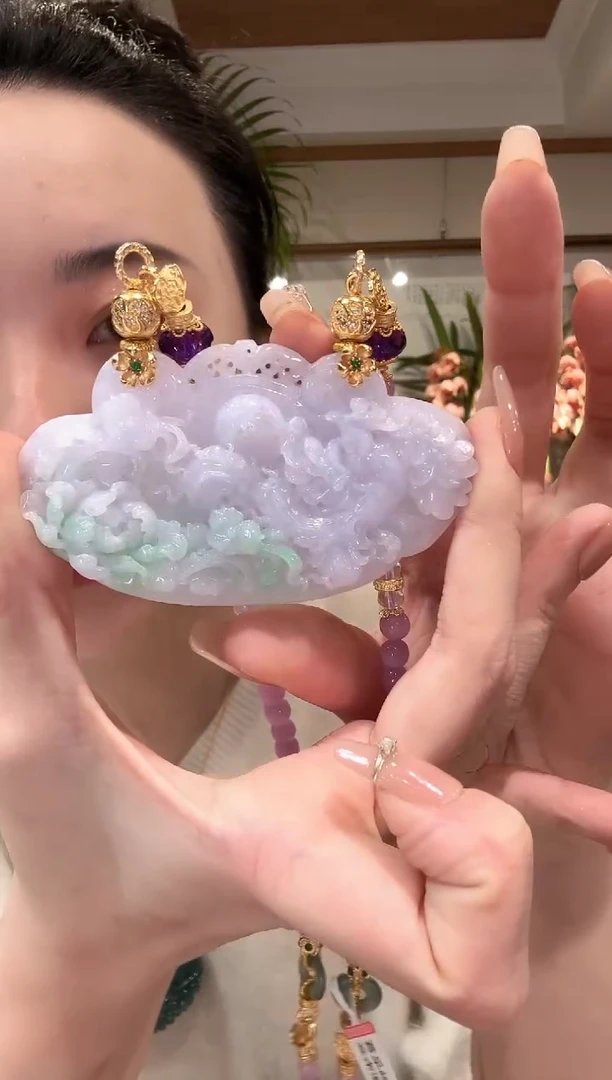 【闪购商品】翡翠颈饰未镶嵌国风