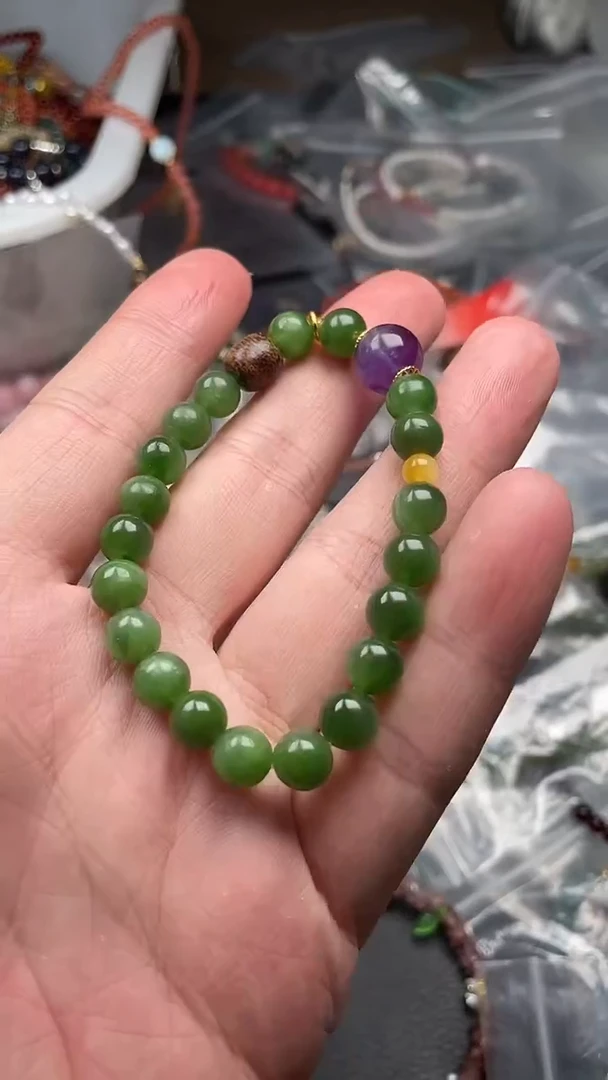 手串未镶嵌和田玉多样性发货拍一发一