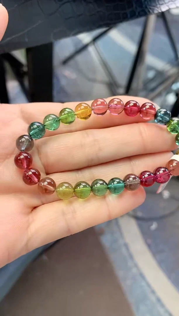 未镶嵌手串碧玺 多样性发一条