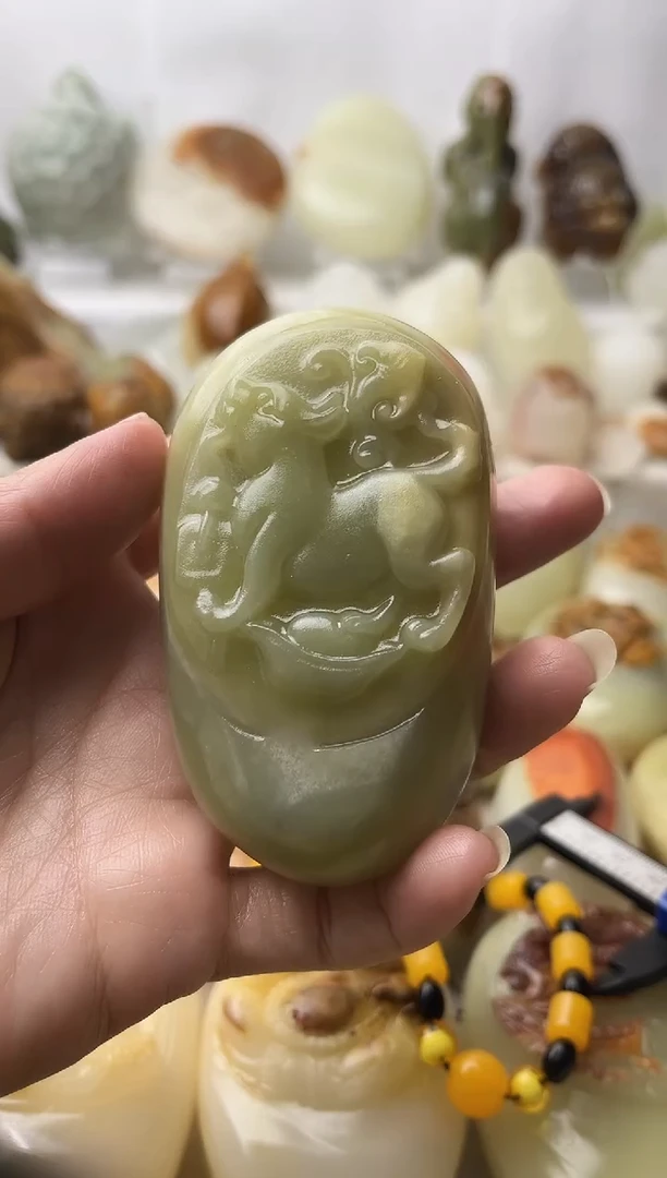 石材古青石棉纹正常不退换狗微瑕