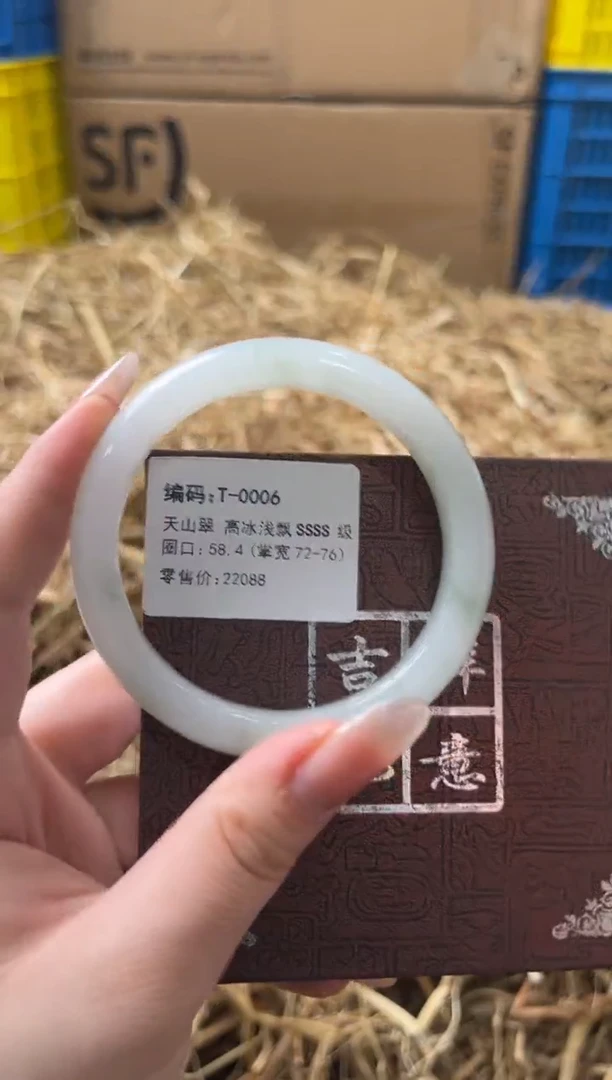 未镶嵌手镯石英质玉T-0006