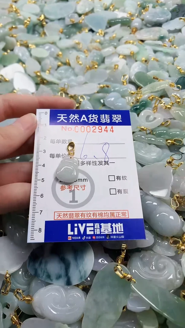 颈饰未镶嵌翡翠纯天然A货翡翠