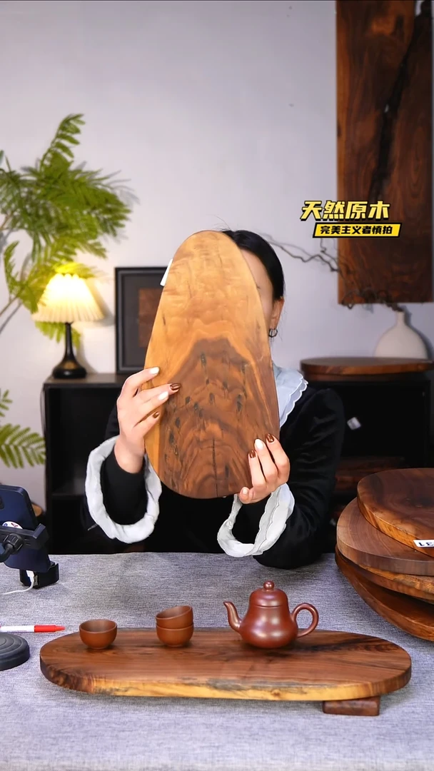 木北美黑胡桃原木.干裂疤结不属于商品质量问题完美主义者慎拍