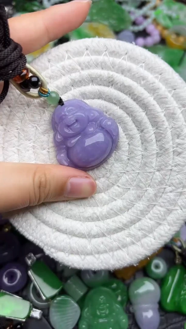 颈饰未镶嵌翡翠缅甸翡翠吊坠