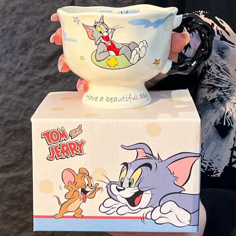 猫和老鼠正版授权联名杯子马克杯水杯陶瓷杯家用早餐咖啡杯伴手礼