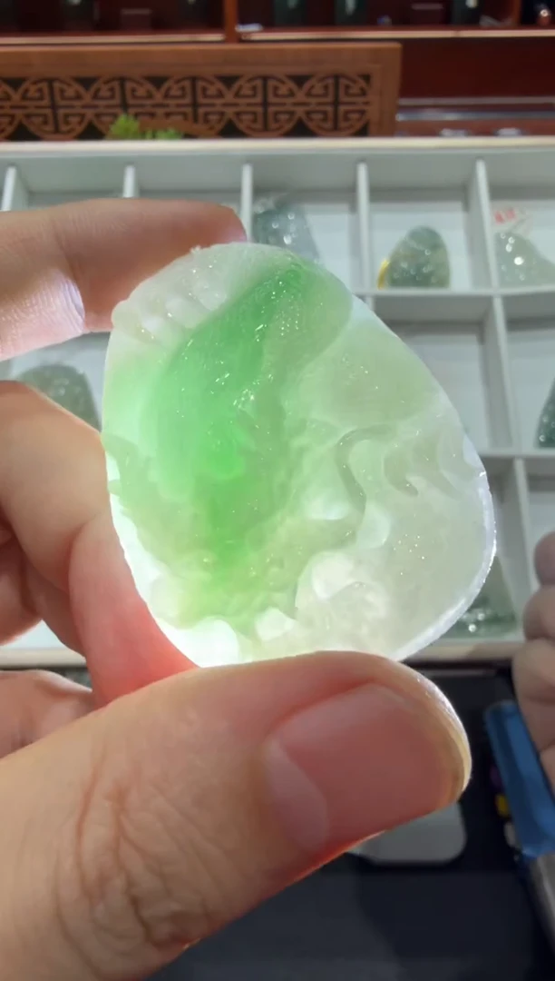 未镶嵌挂件翡翠A货翡翠多样性孤品