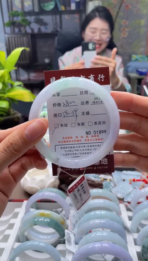 未镶嵌手镯翡翠1899***