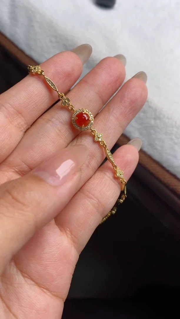 银S925镶嵌戒指翡翠天然A货翡翠