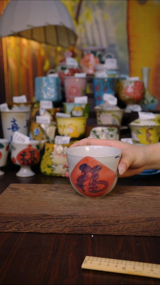 摆件泥垚手作 景德镇手工手绘器物