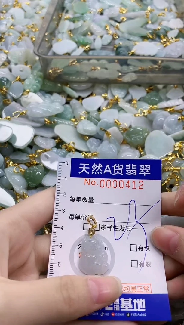 颈饰未镶嵌翡翠天然A货翡翠