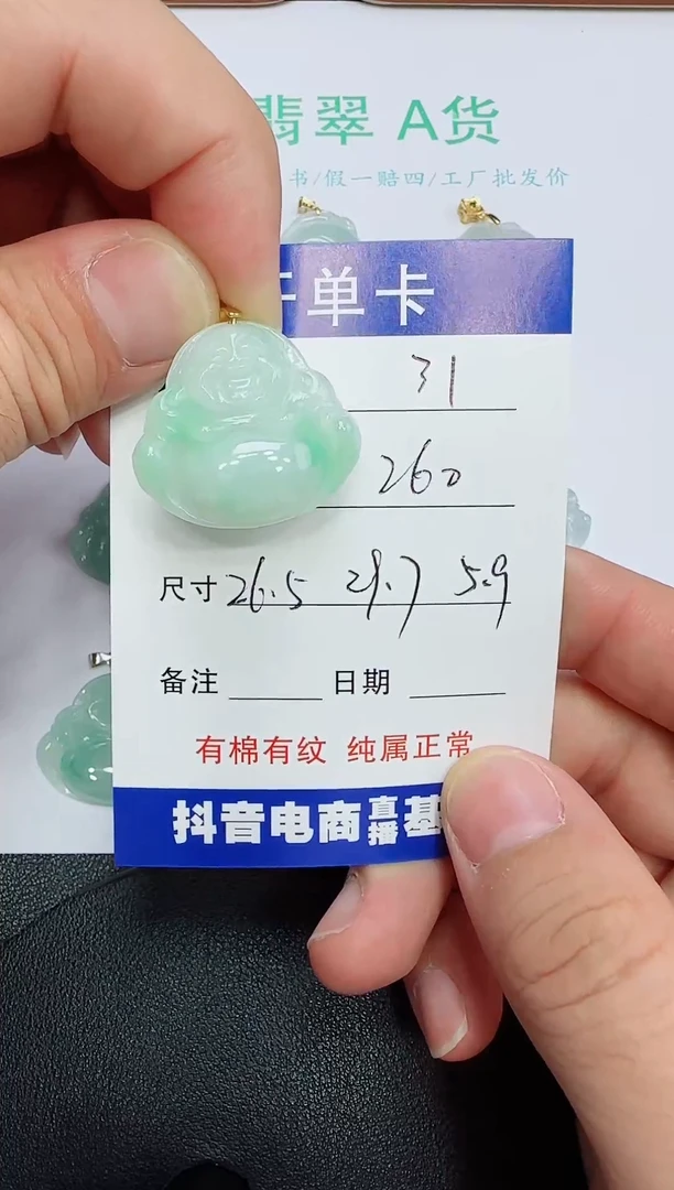 吊坠(赠链)未镶嵌翡翠31