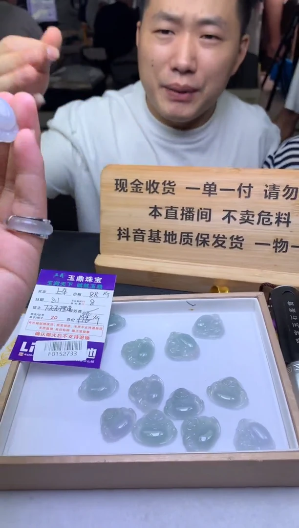 翡翠未镶嵌吊坠(不含链)多样性发其一-F0152733