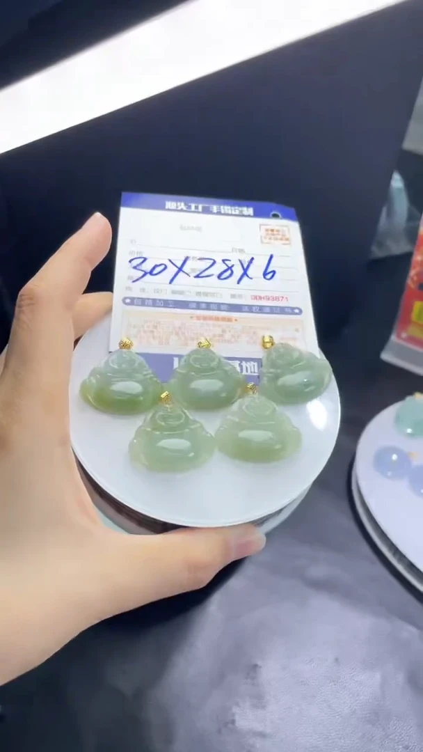 【闪购商品】定制翡翠18K金镶嵌DDH93127/多样性发一件